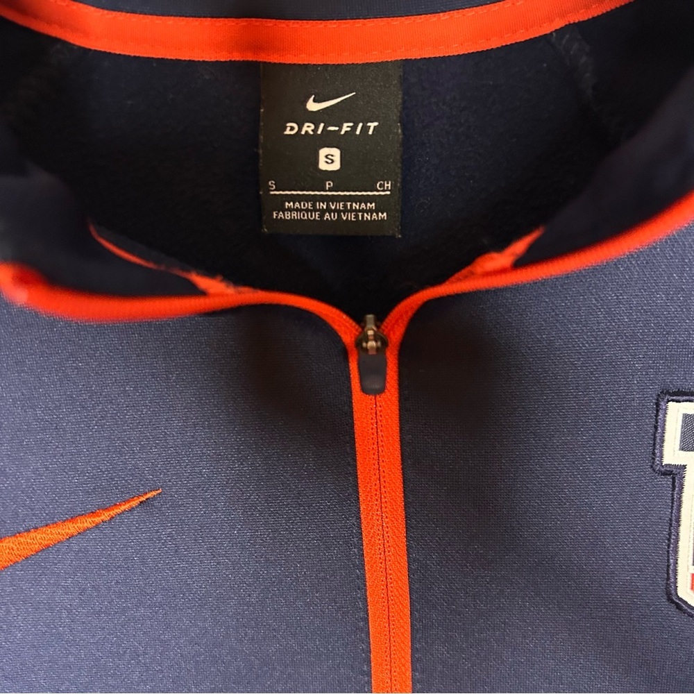 Nike Dri-FIT Illinois Fighting Illini 1/4 Zip Pullover Small - Picture 3 of 10
